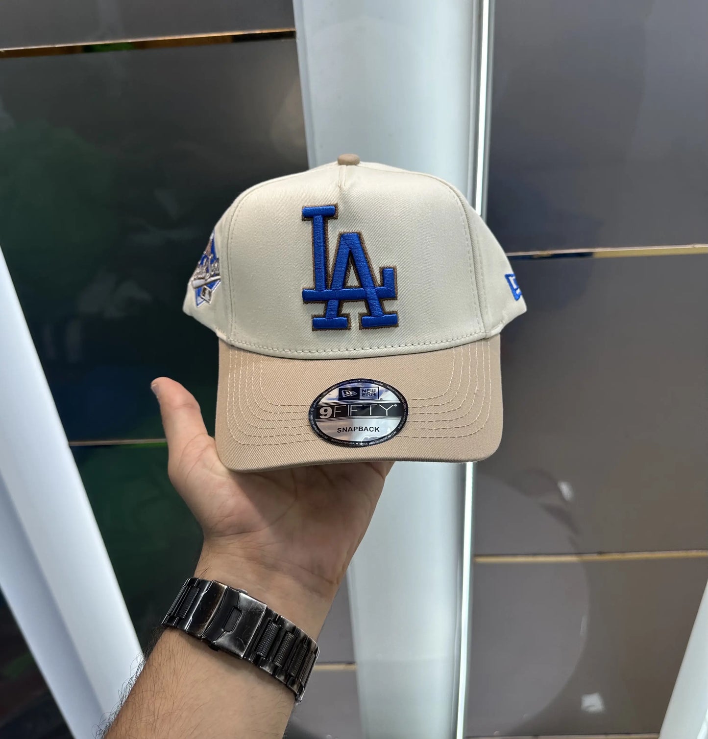 LA Cream Tan Premium Imported Cap la6543