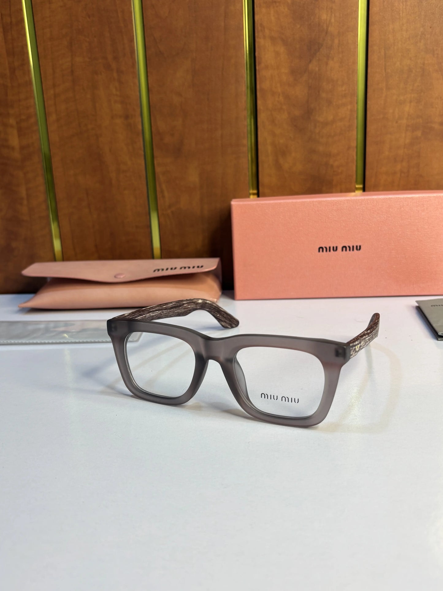 Miu Miu 5189 Grey Wooden