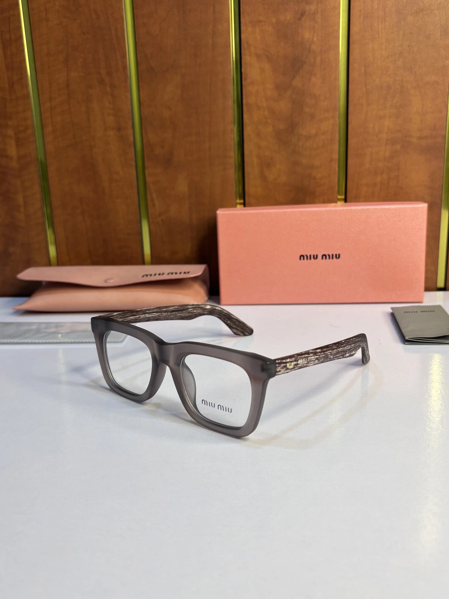Miu Miu 5189 Grey Wooden