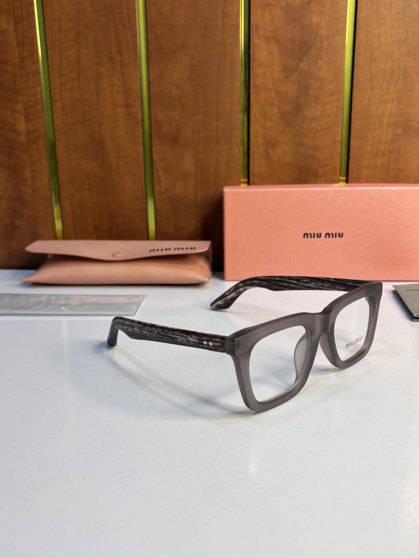Miu Miu 5189 Grey Wooden