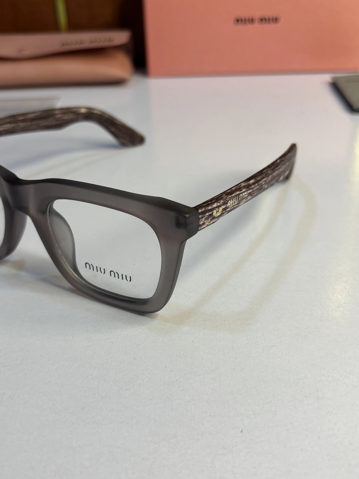 Miu Miu 5189 Grey Wooden