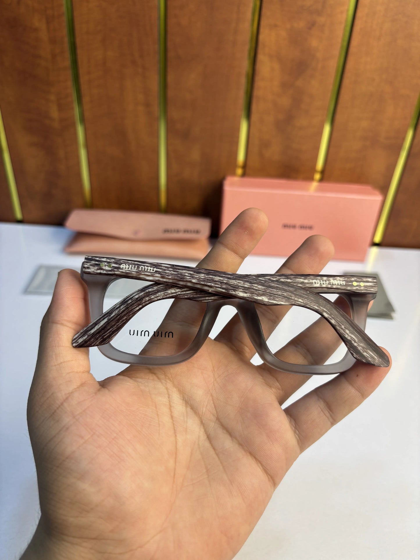 Miu Miu 5189 Grey Wooden