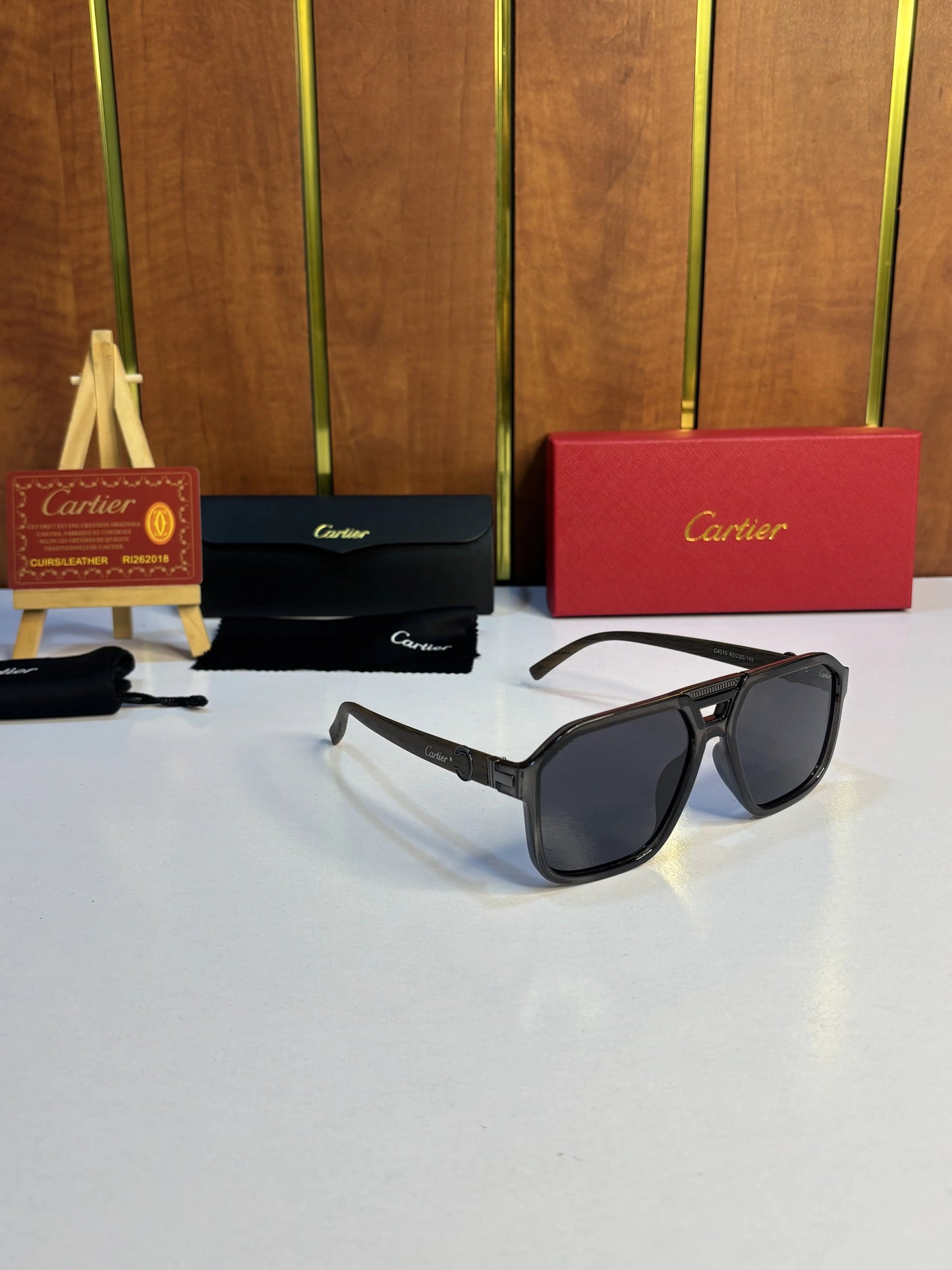 Cartier 4015 Grey Wooden