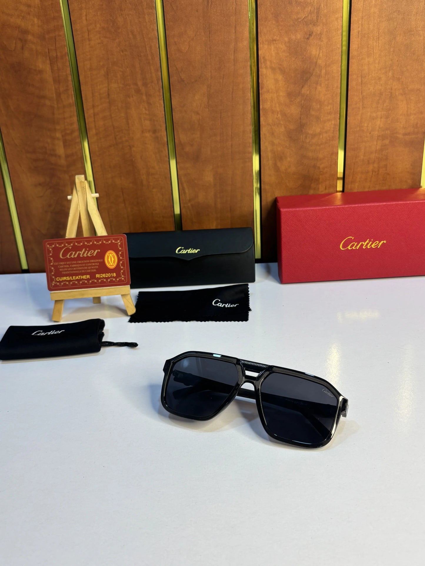 Cartier 4015 Grey Wooden