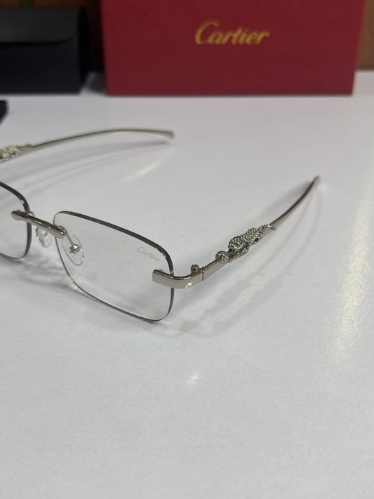 Cartier 1020 silver Day Night Color Changing Glass