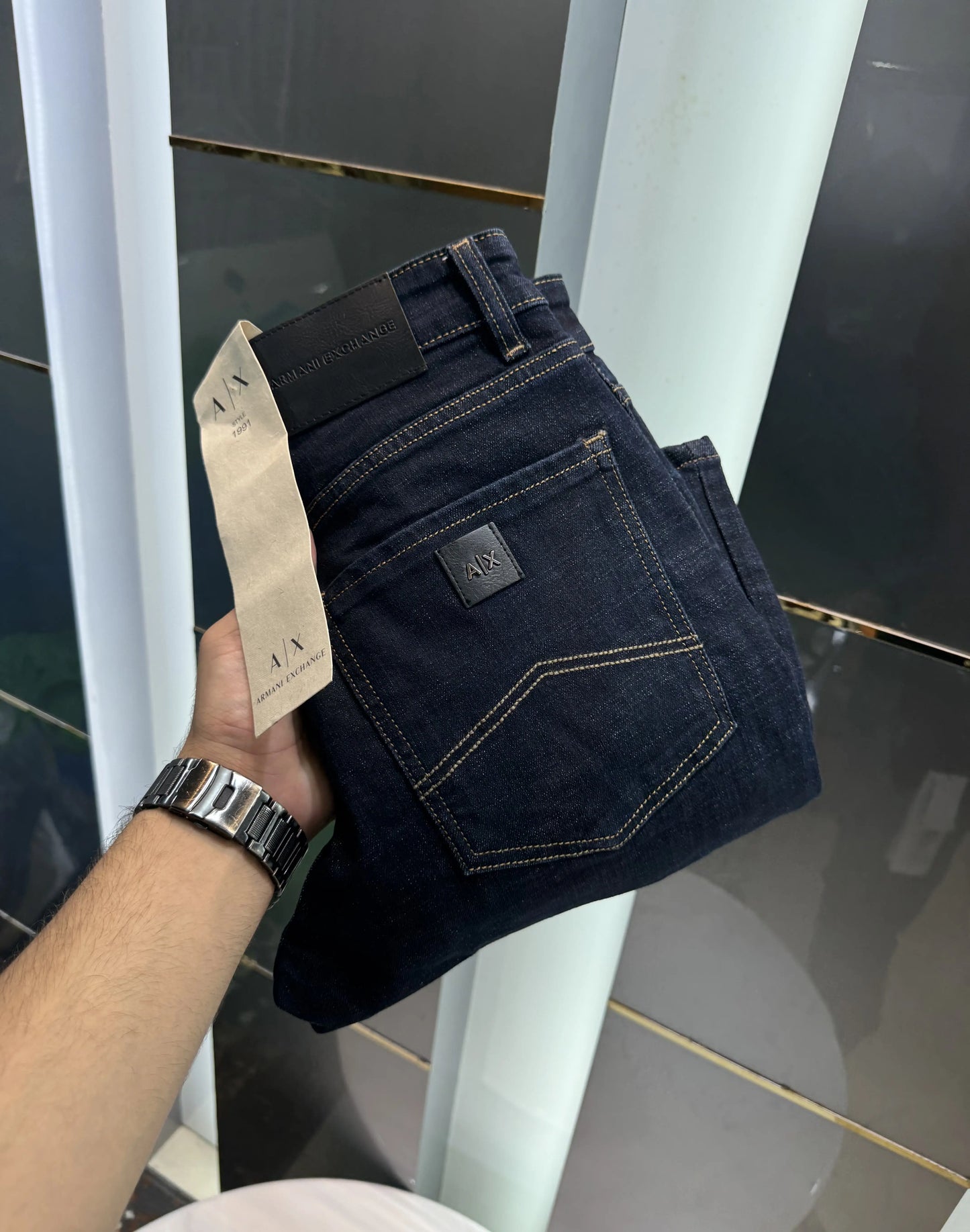 Arman i Exchange Raw Wash Blue Imported Denim