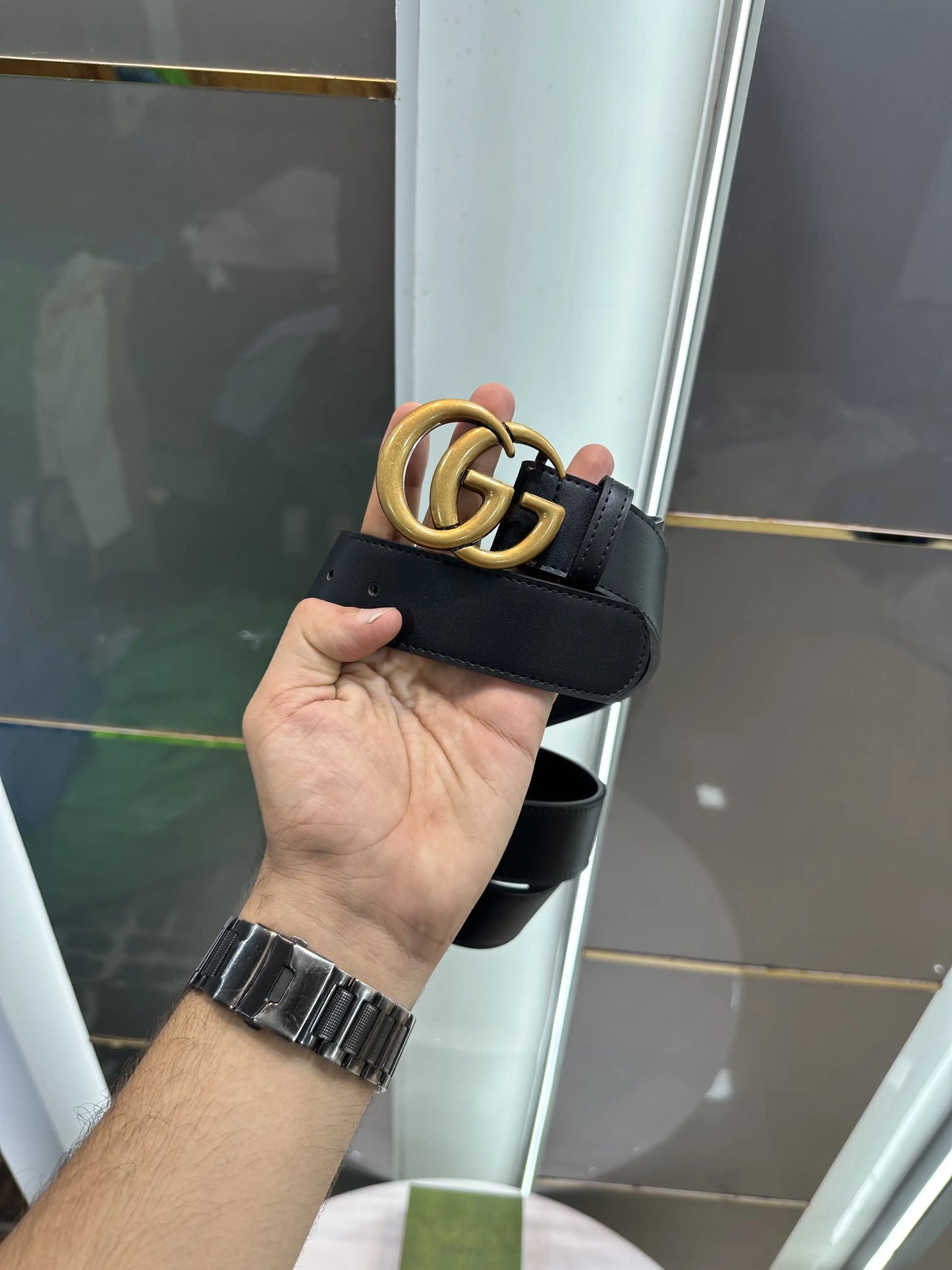 Gucc i Mormont Premium Imported Belt With Box and Carry Bag g234
