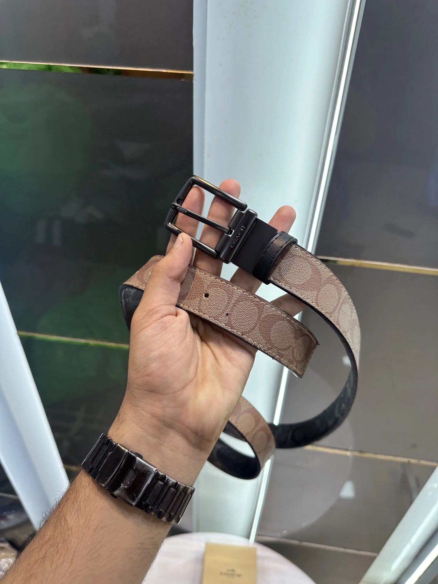Coac h Premium Rersible Imported Belt c358