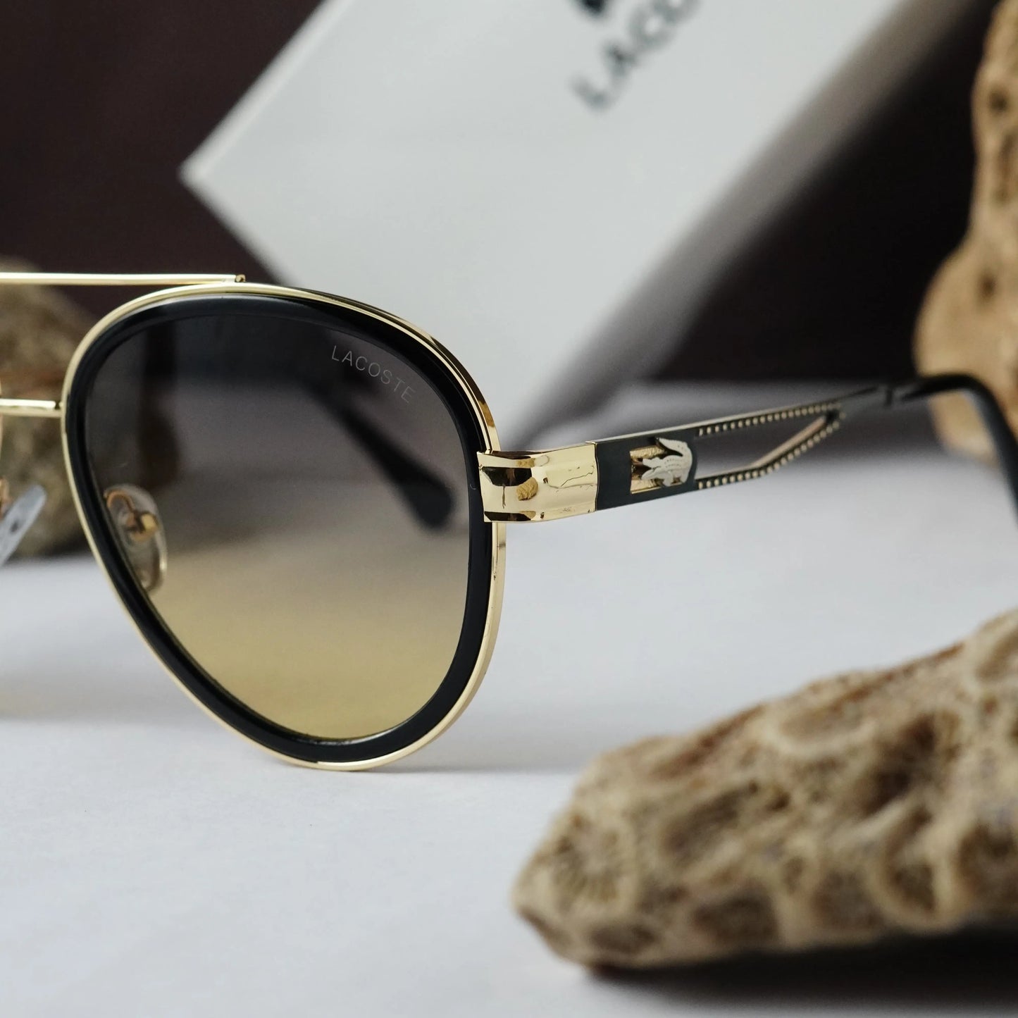 LACOSTE 9230 GOLD YELLOW
