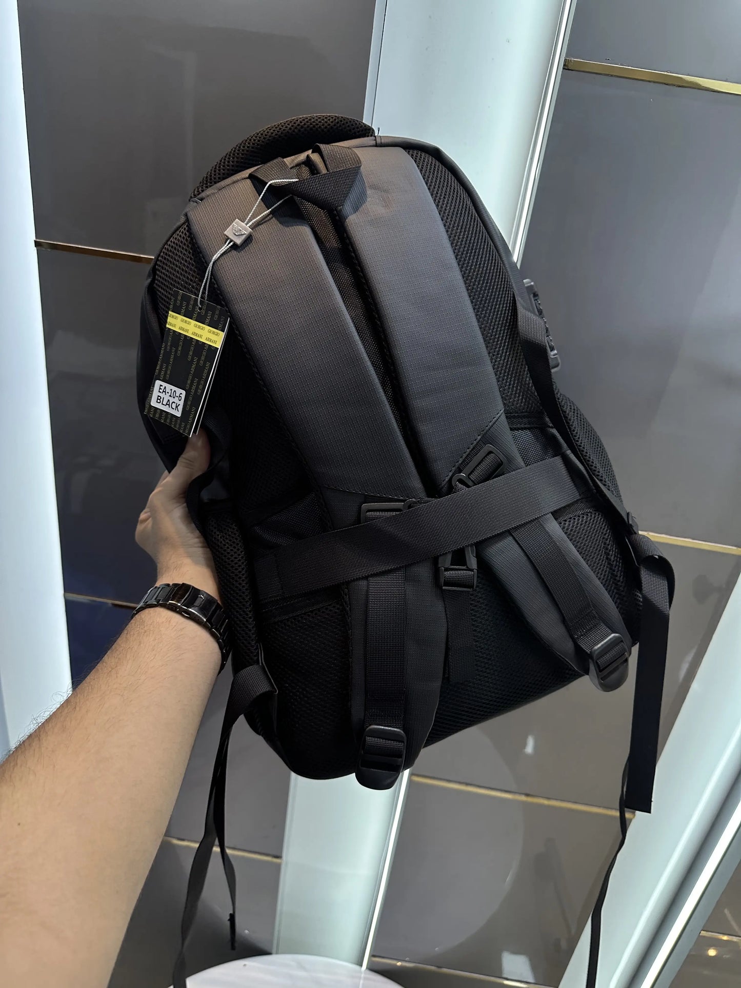 Emporio Arman i Luxury Imported Backpack Black ea812