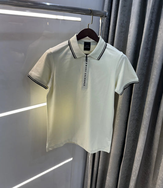 Arman i Exchange Cream Imported Polo T-Shirt