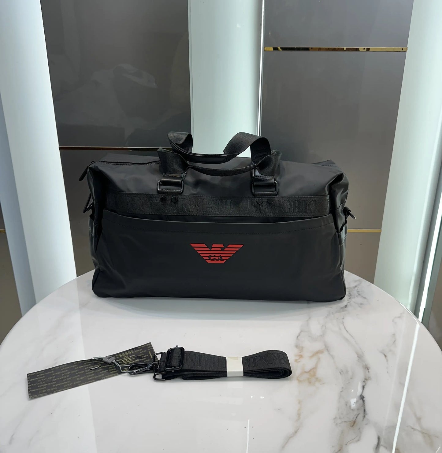 Giorgio Arman i Luxury Imported Duffel Bag ea0839