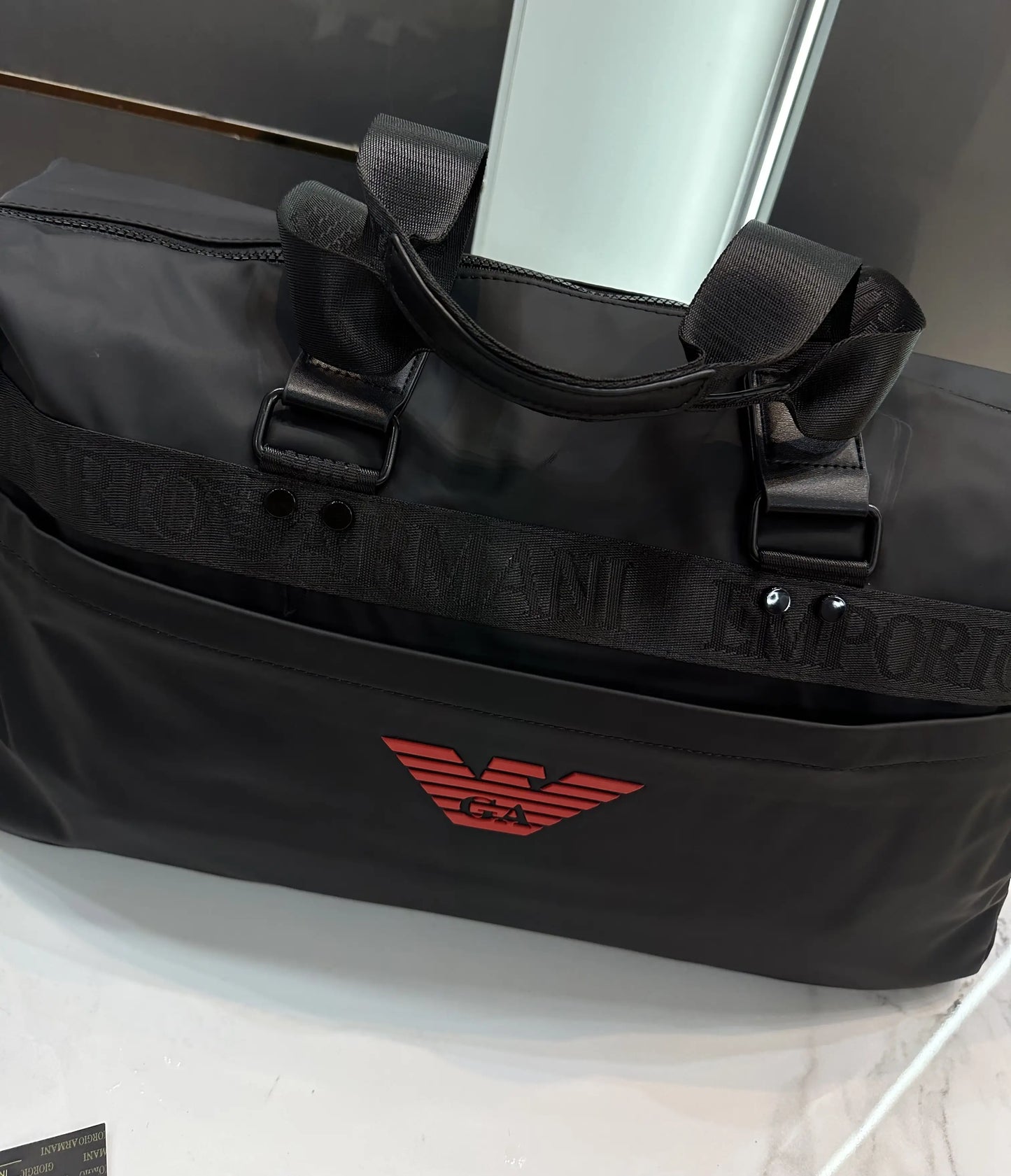 Giorgio Arman i Luxury Imported Duffel Bag ea0839