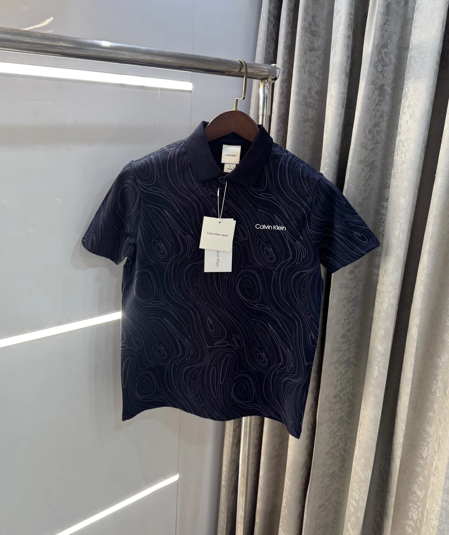 Calvin  Klein Navy Blue Premium Polo T-Shirt