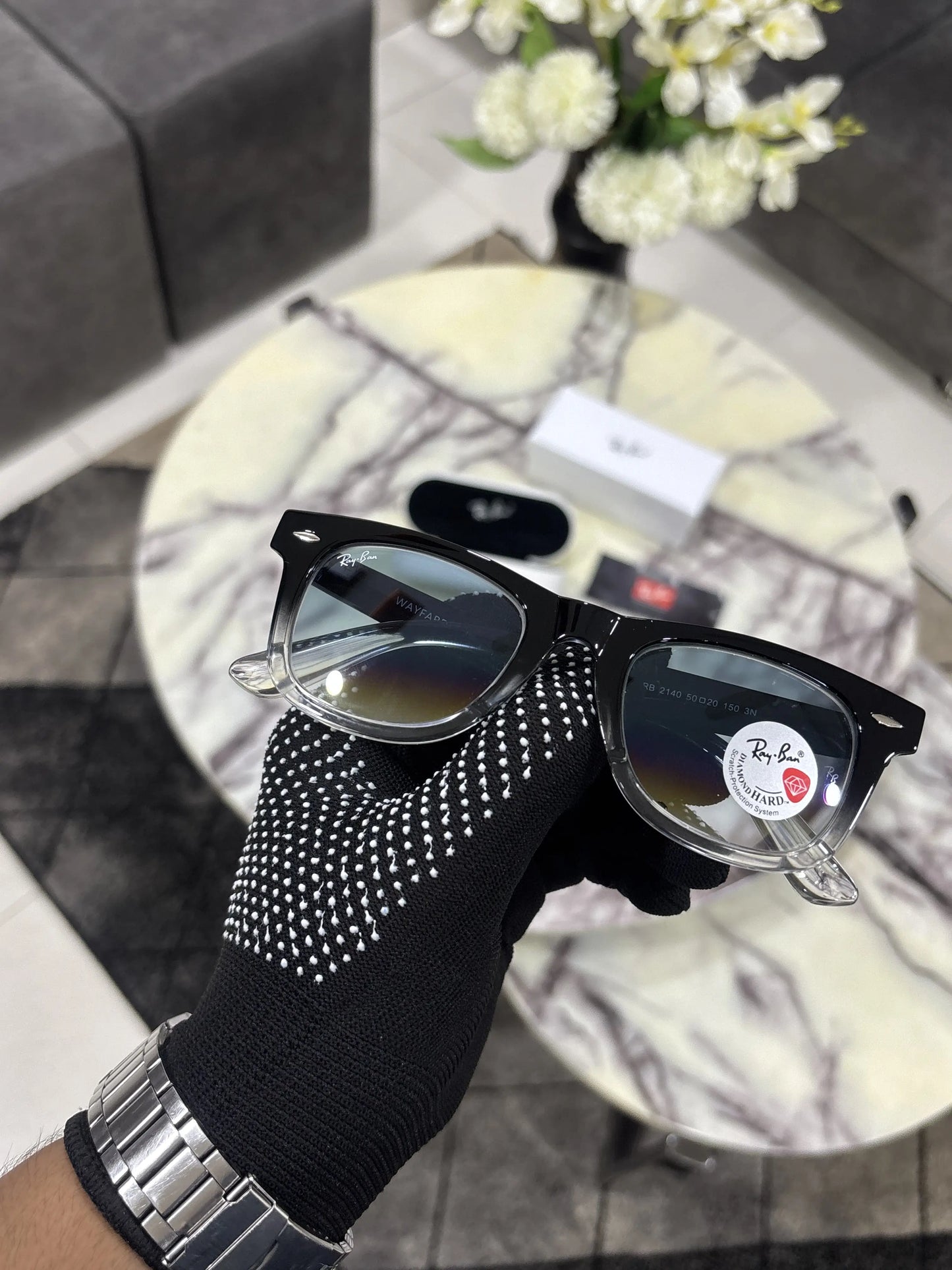 Rayban 2140 Black Blue