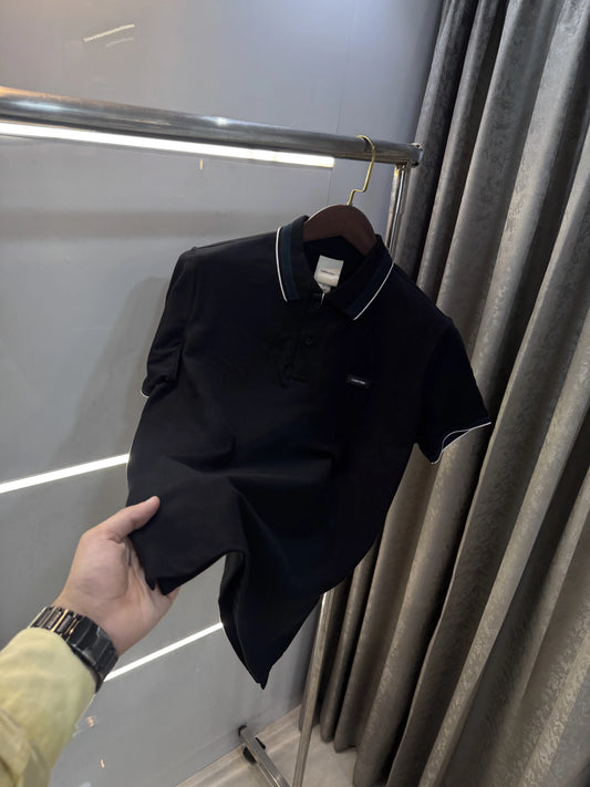 Calvin  Klein Black Premium Polo T-Shirt
