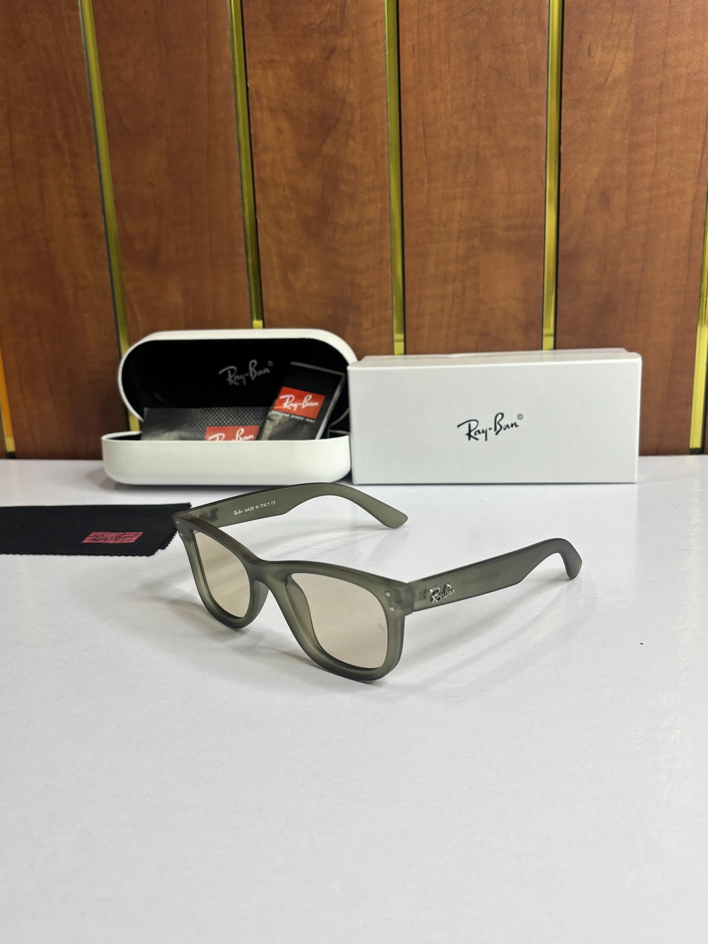 Rayban Reverse 0502 Peach Olive Green
