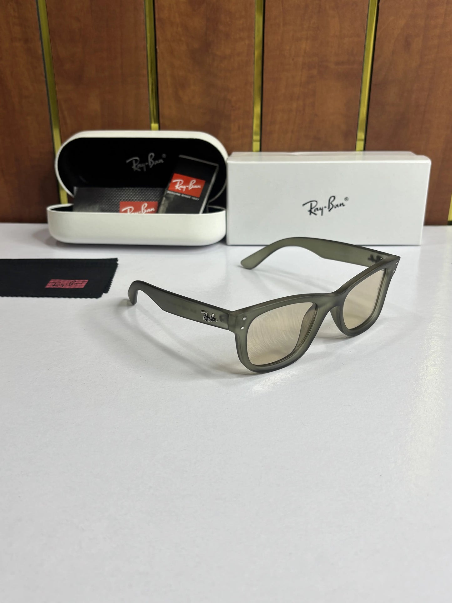 Rayban Reverse 0502 Peach Olive Green