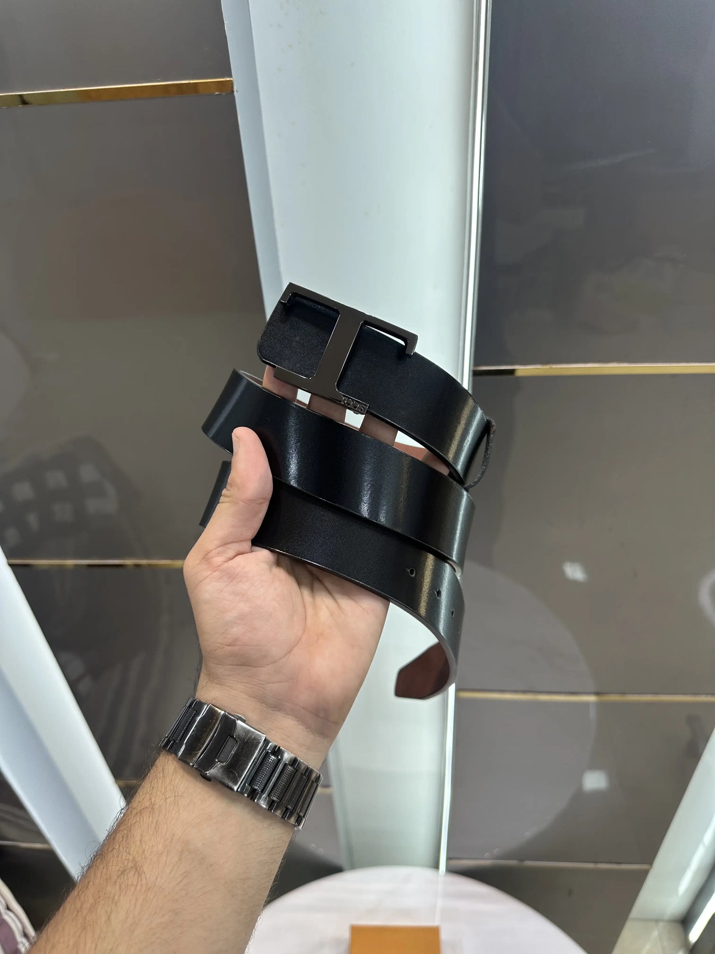Tod s Black Premium Imported Belt t515