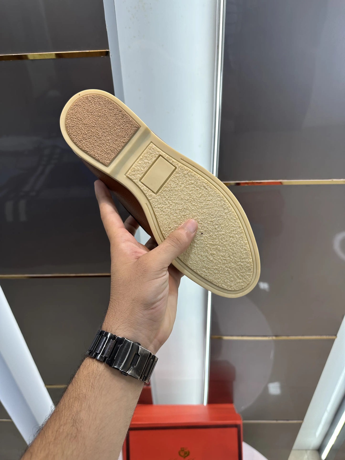 Loro_Piana Premium Leather Loafers