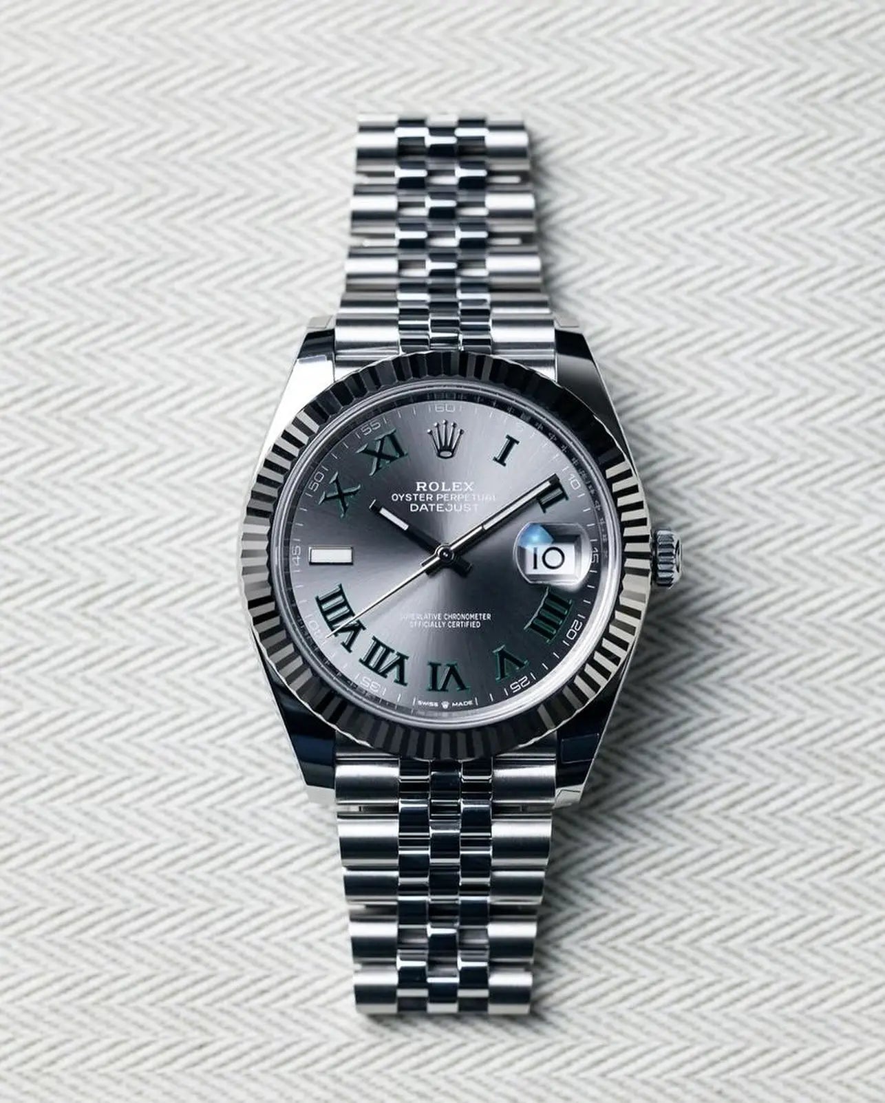 Rolex Date Just Winbledon Heavy Quality