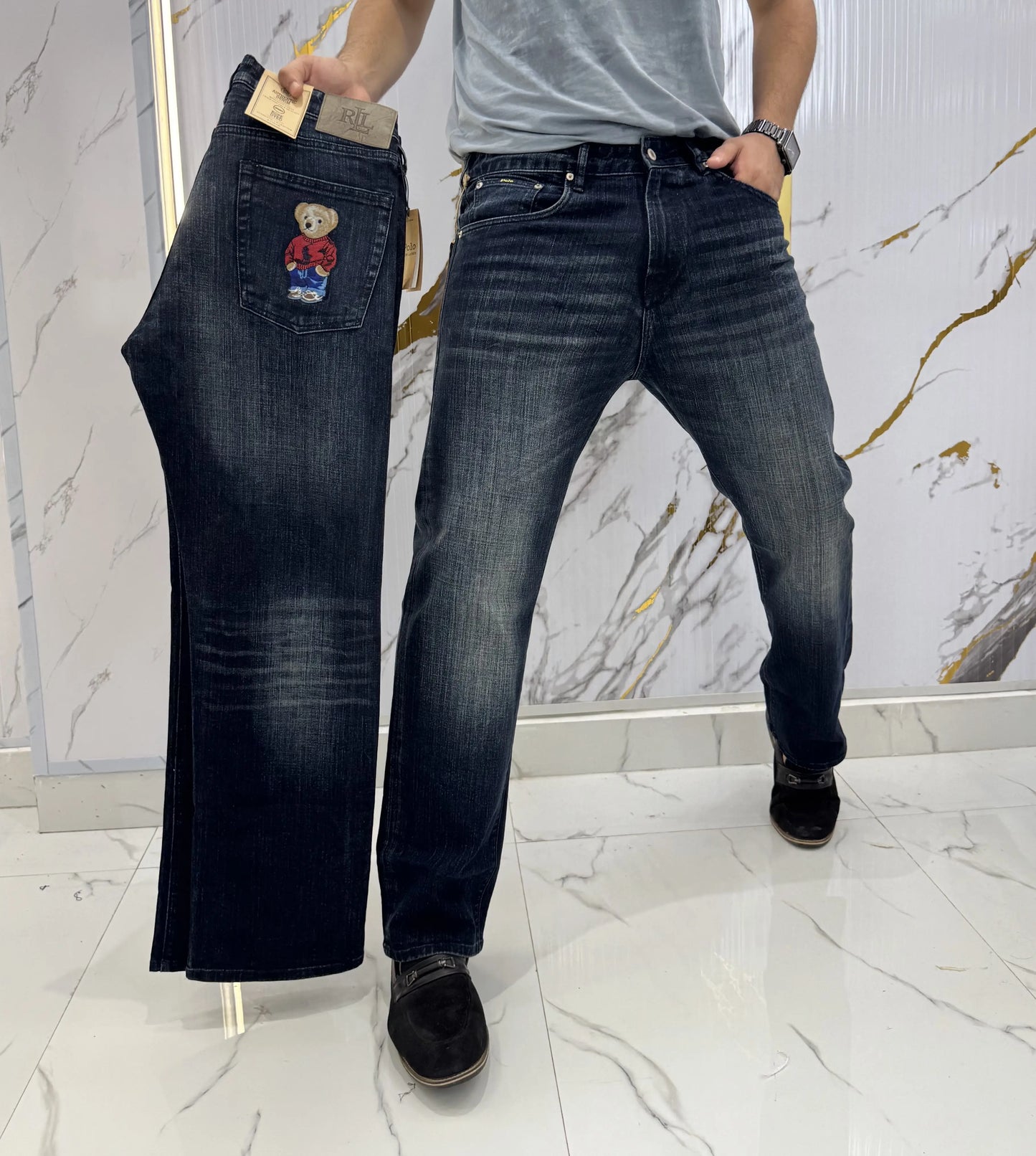Ralph  Lauren Blue Teddy Edtion Imported Denim