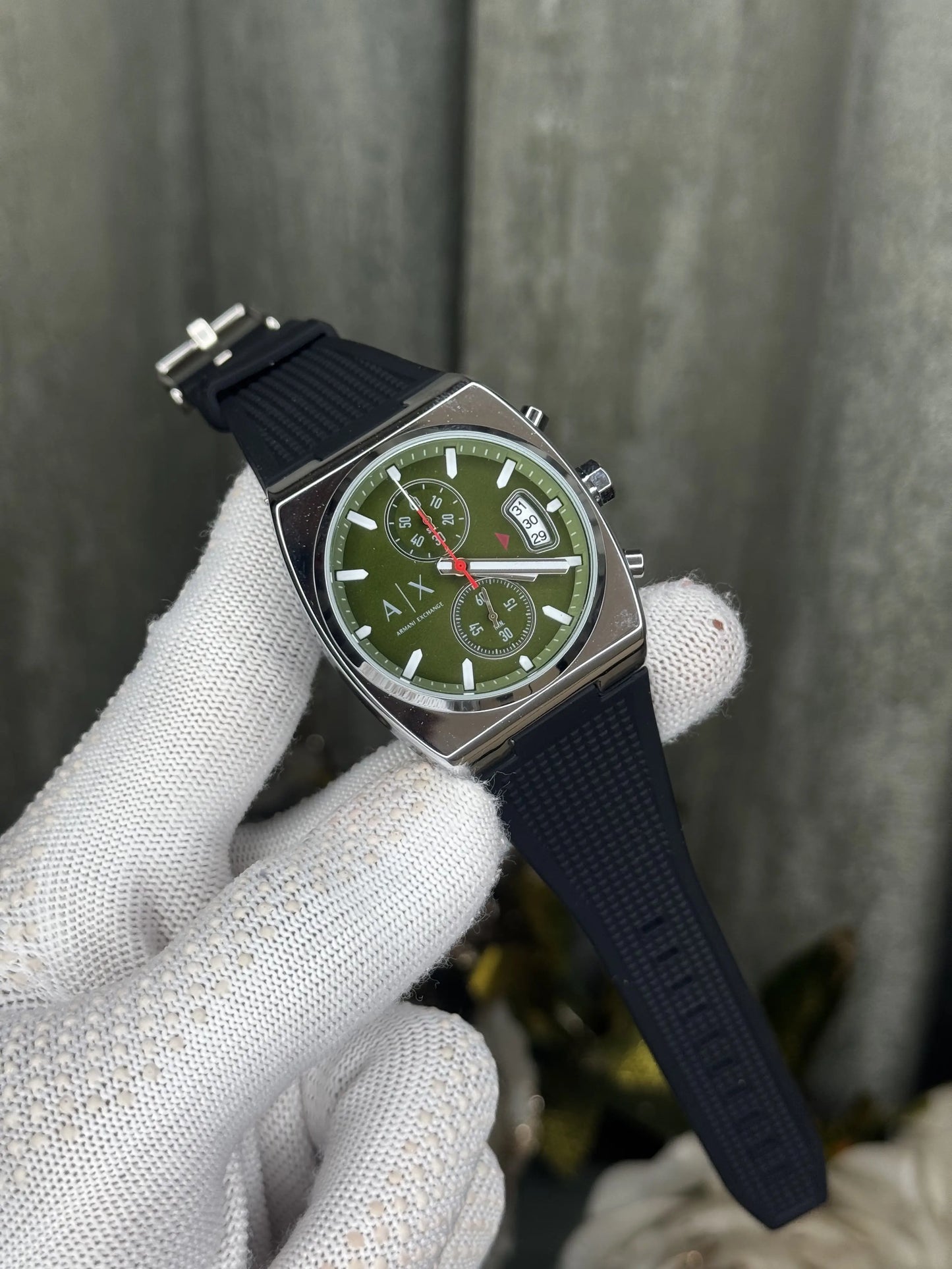Arman i Exchange Oliver Black Green Chronograph Premium Watch