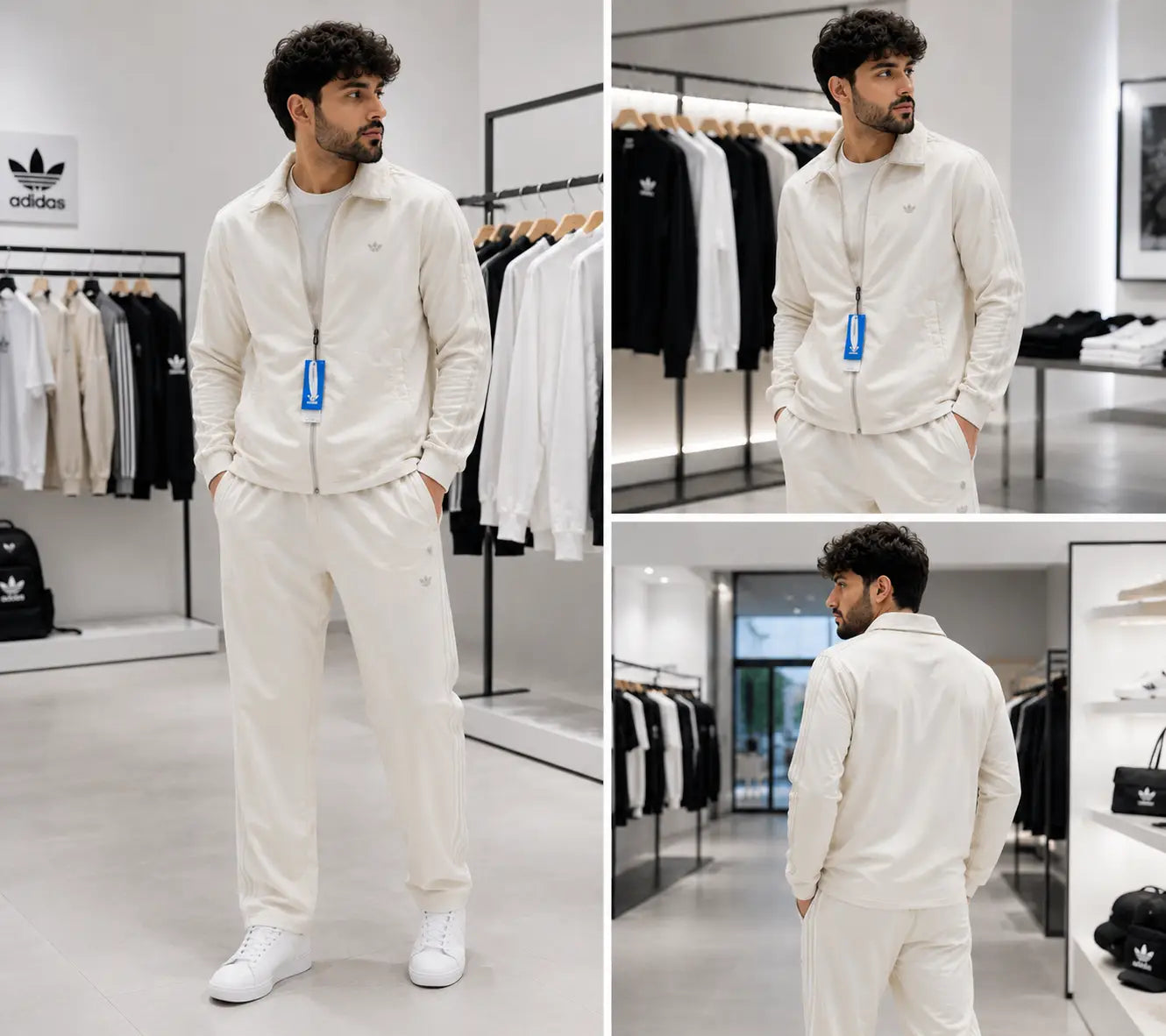 Adida s Cream Logo Work Premium Tracksuit