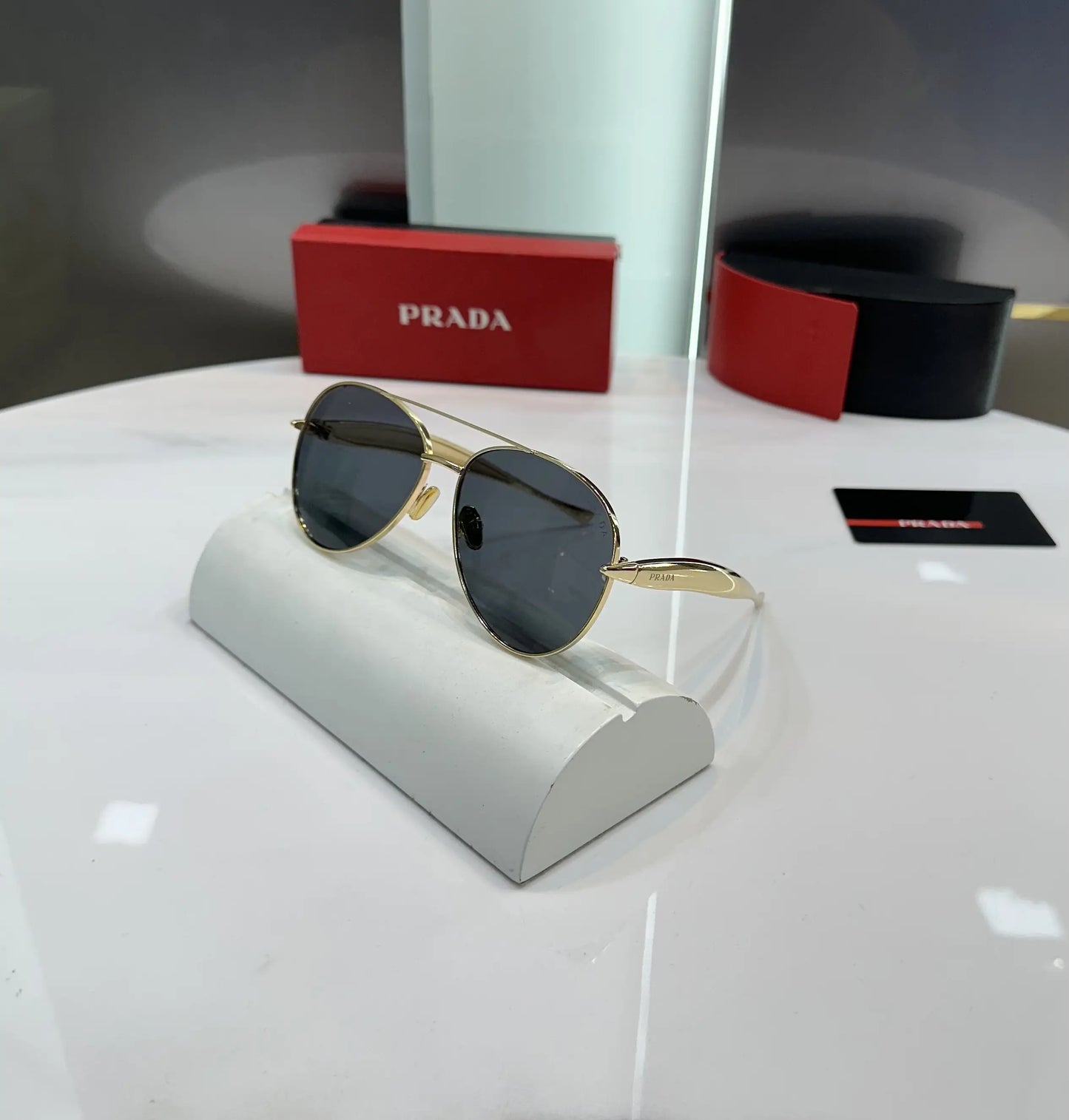 Prad a Gold Black Metal Premium Shades 5008