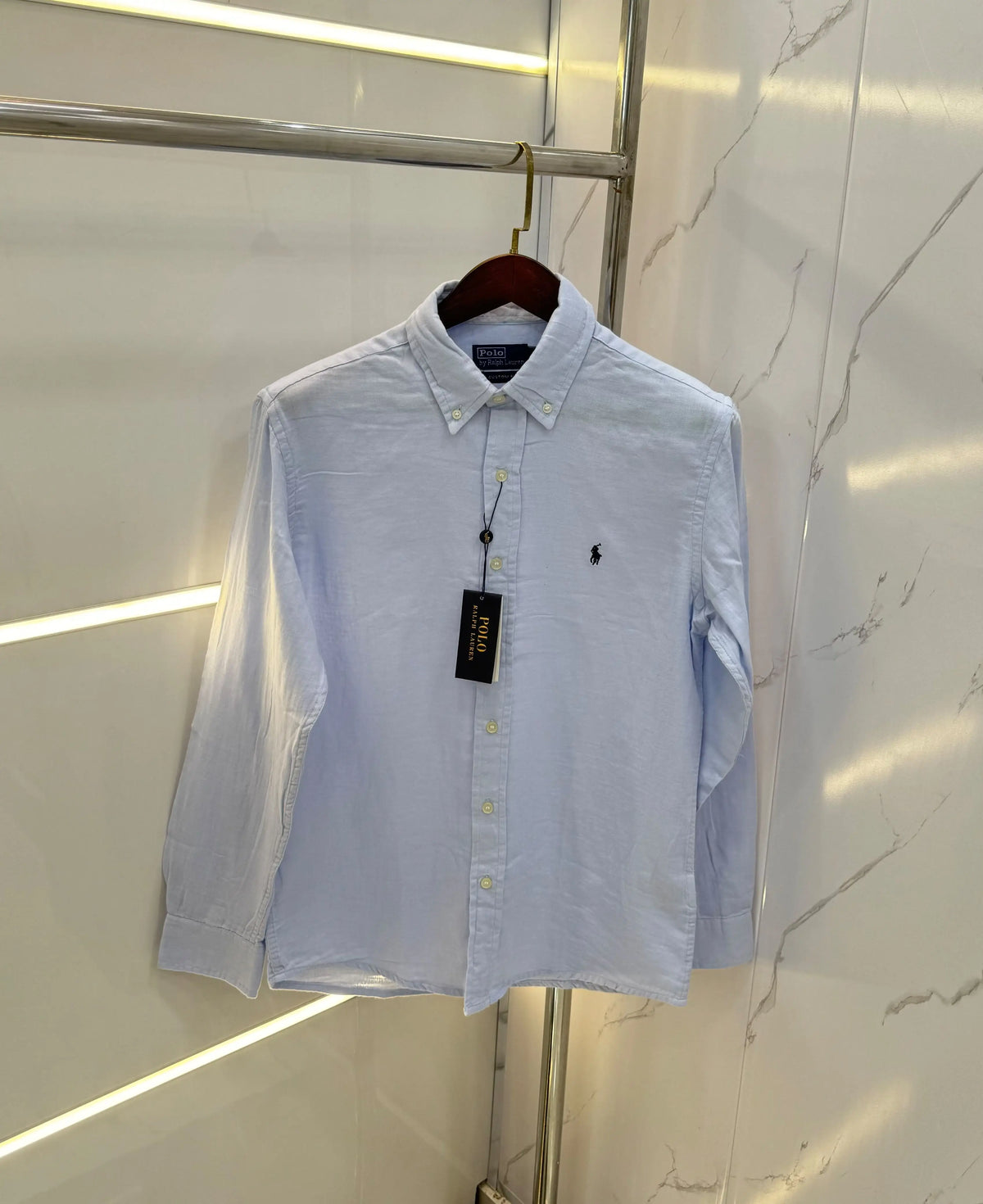 Ralp h Lauren L.purple Premium linen Shirt