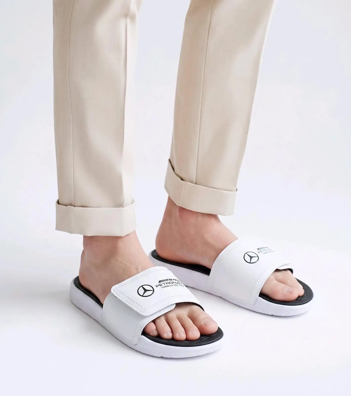 Puma_Mercedes White AMG Petronas Soft Comfort Slide