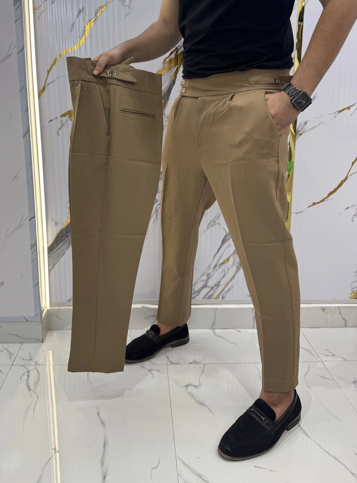 Astern Dion Coffee Imported Korean Trouser