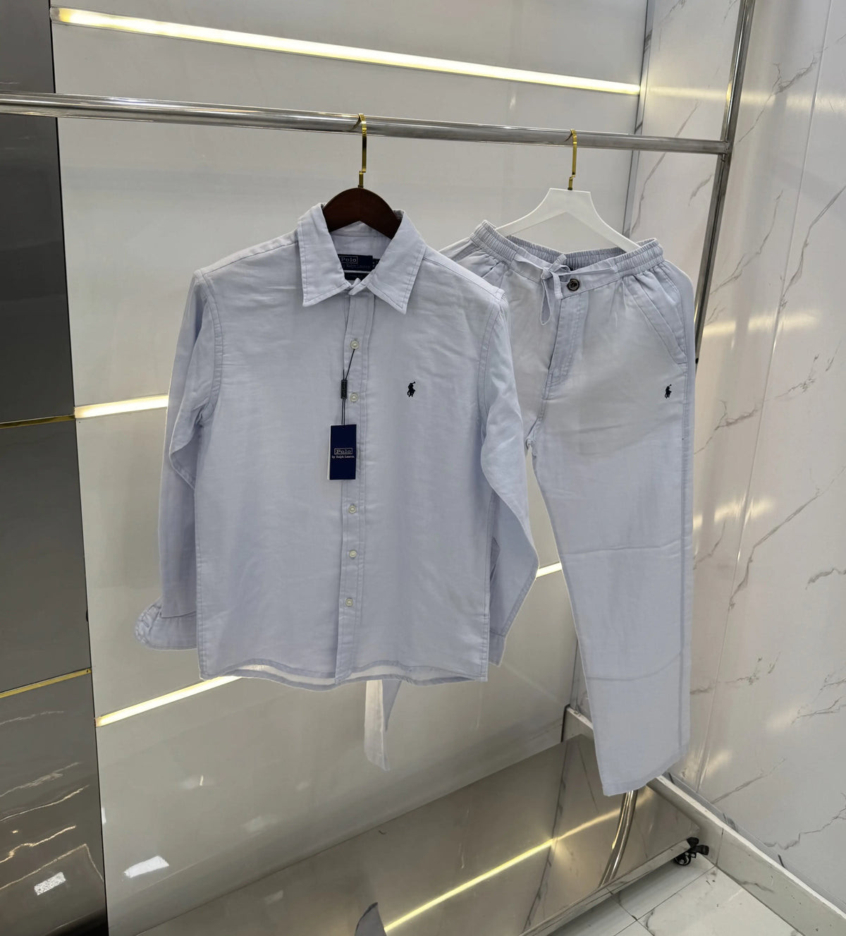 Ralph  Lauren Sky Blue Logo Work Premium Tracksuit