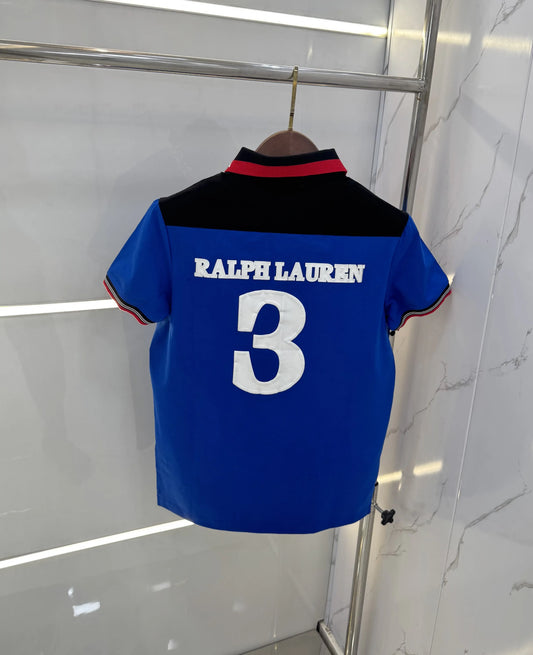 Ralph  Lauren Blue Premium Polo T-shirt