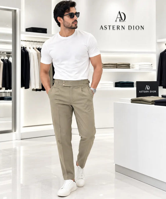 Astern Dion Beige Imported Korean Trouser