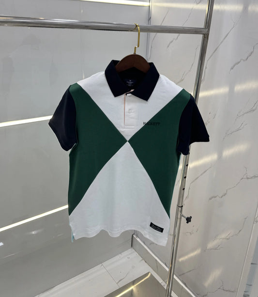 Hacket White Logo Work Premium Polo T-Shirt