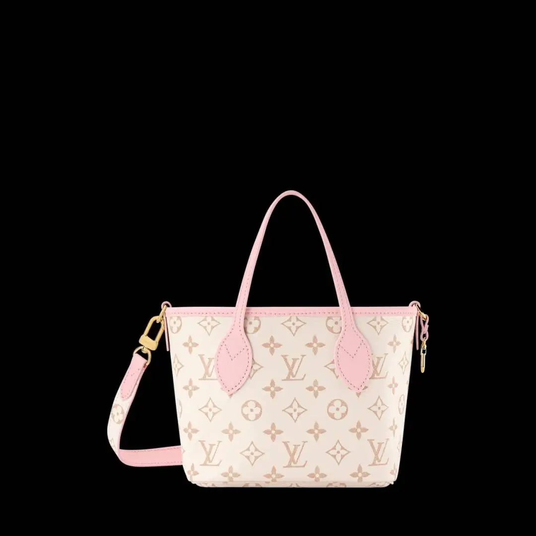 Loui_Vuitton Neverfull Inside Out BB in Monogram Dune Pink With Removable matching zipped pouch High End 2 Box Packing