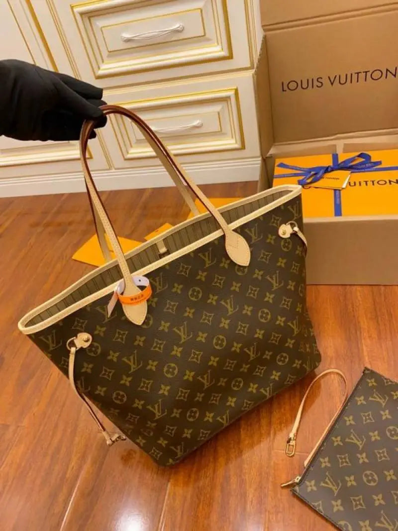 LouiIs_Vuitton Neverfull Bandoulire Monogram Inside Out MM Handbag Reversable Bag High End Quality With Premium Packaging