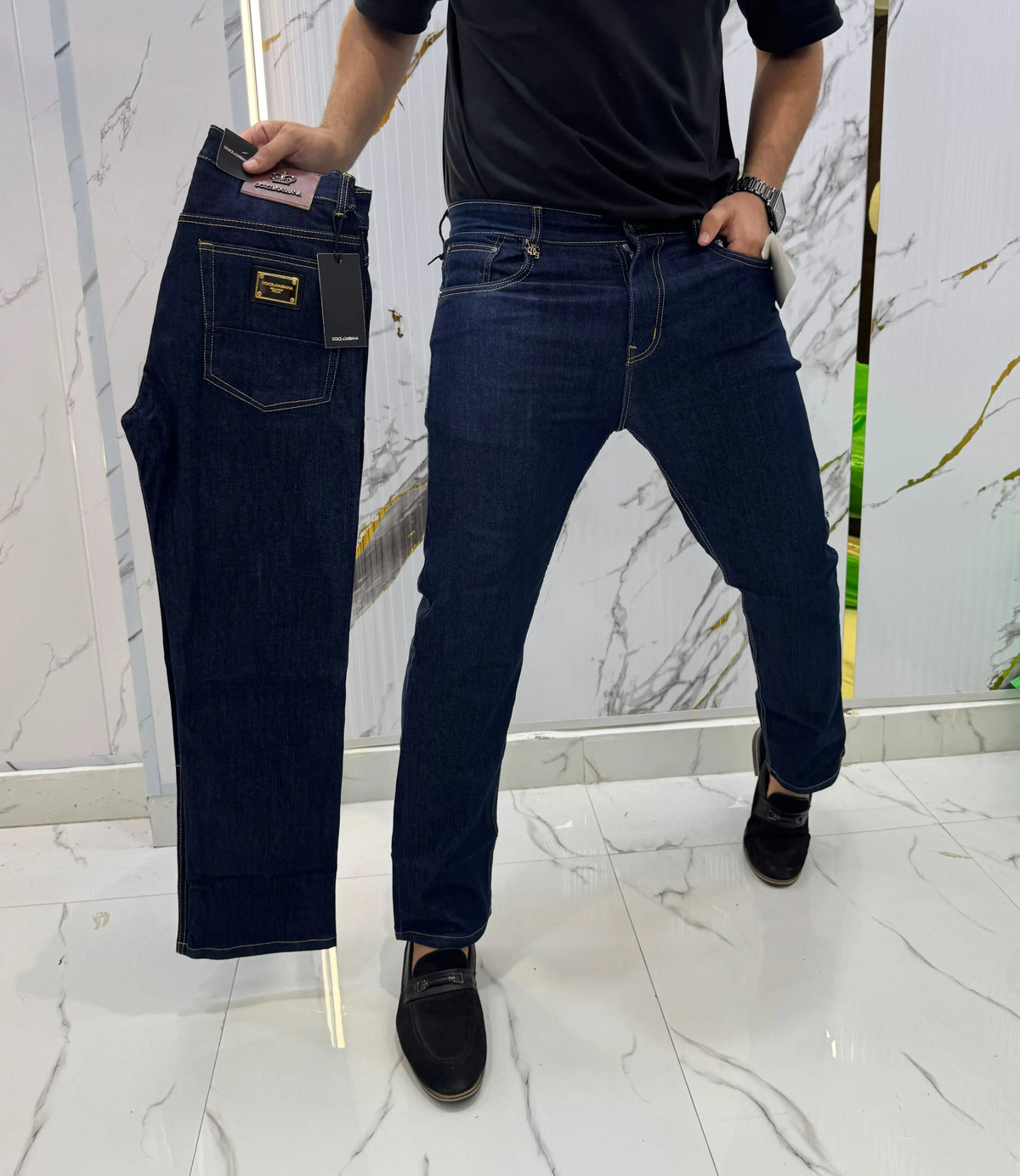 Dolce&Gabbana Raw Blue Imported Premium Denim
