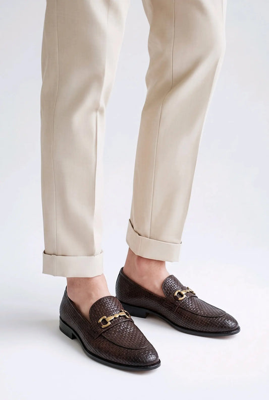Roash_Concept Premium Brown Formal Loafers