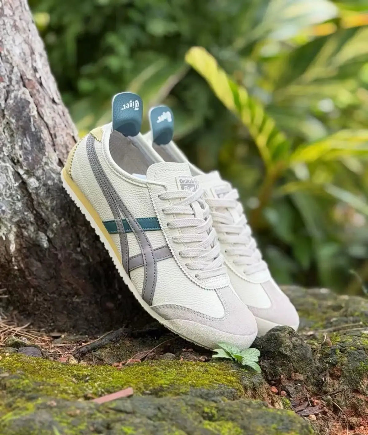 Onitsuka Tiger Mexico 66 White Grey Blue Yellow 7A Premium Unisex Sneakers D-2132