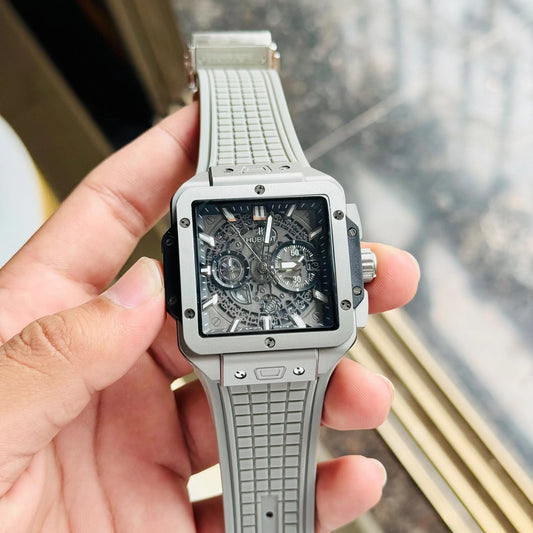 Hublo_t Square Big Bang Unico Quartz