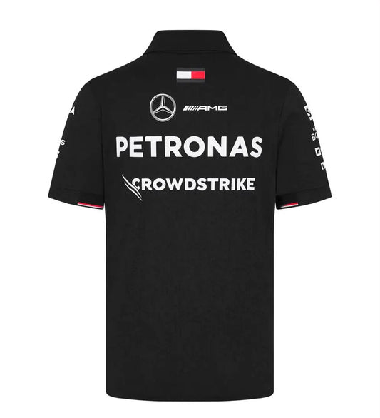 Tomm y Hilfiger Black Premium Polo T-shirt