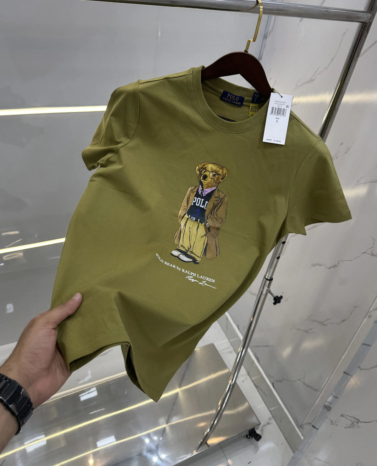 Ralph Laure n Olive Logo Work Premium T-Shirt