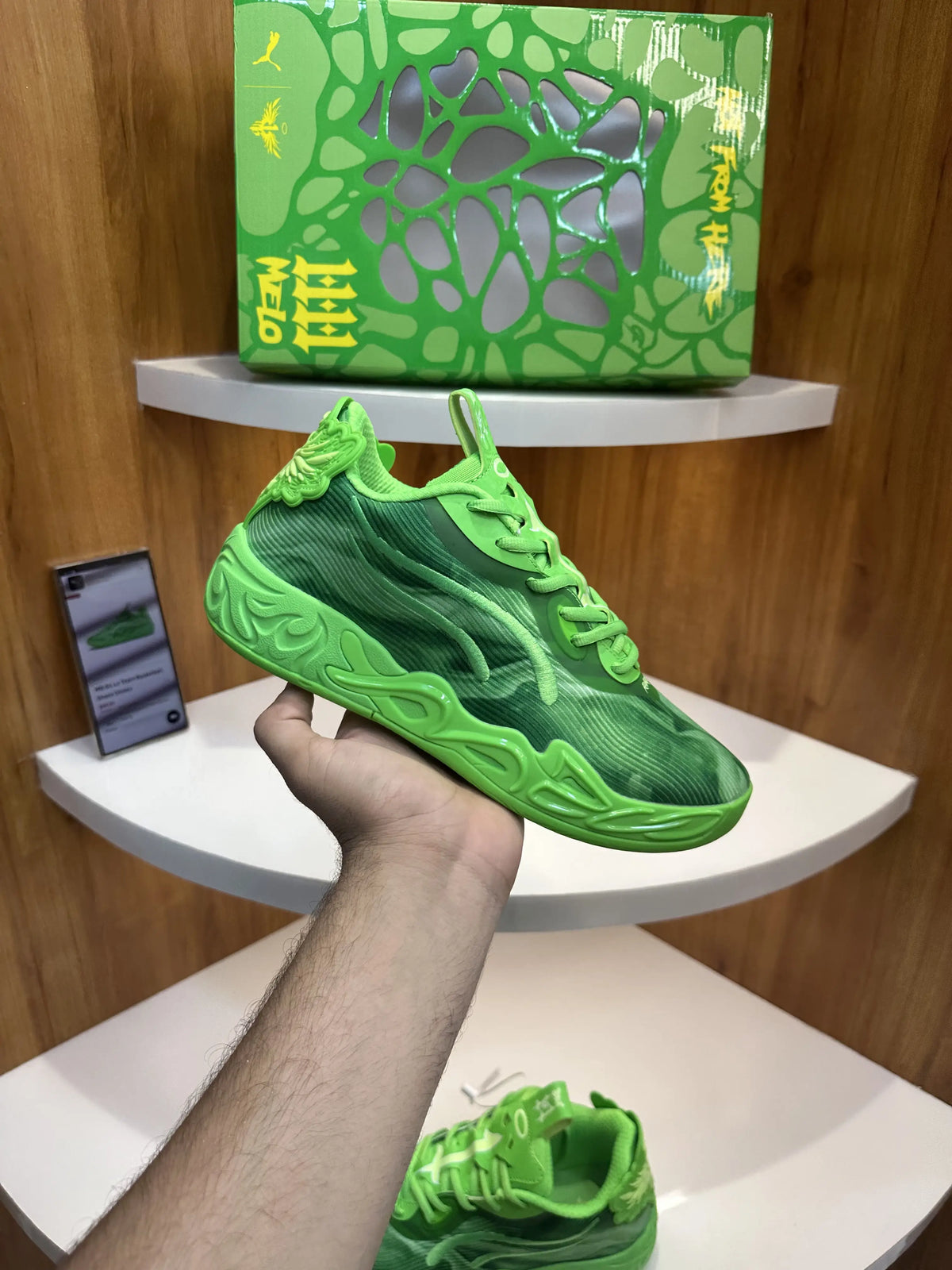 Puma_Lamelo MB 04 Lo Team Green Glare