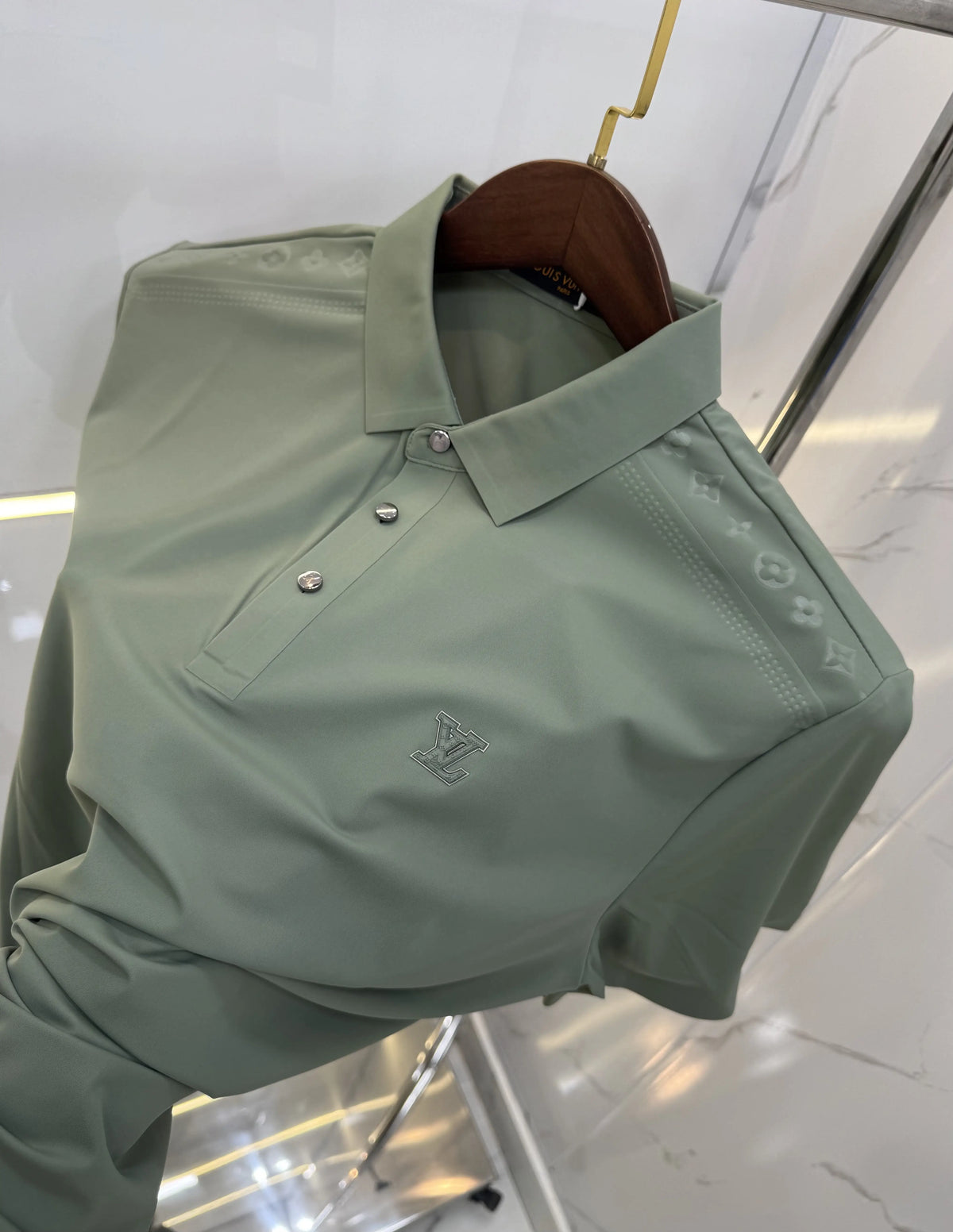 Louis Vuitto n Green Luxury Polo T-shirt