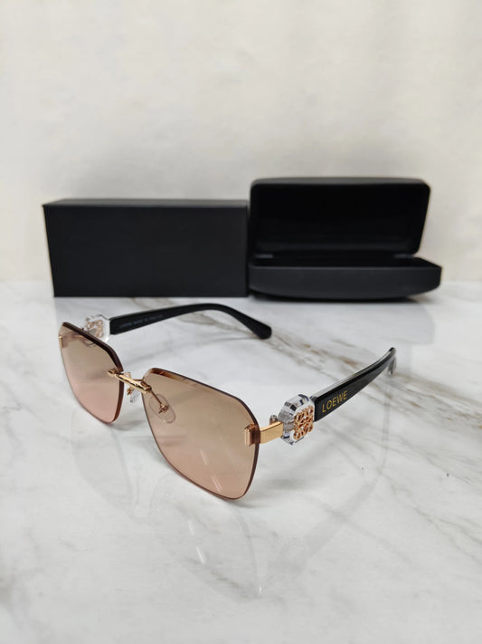 LOEWE 18333 PEACH PINK SHADED BLACK