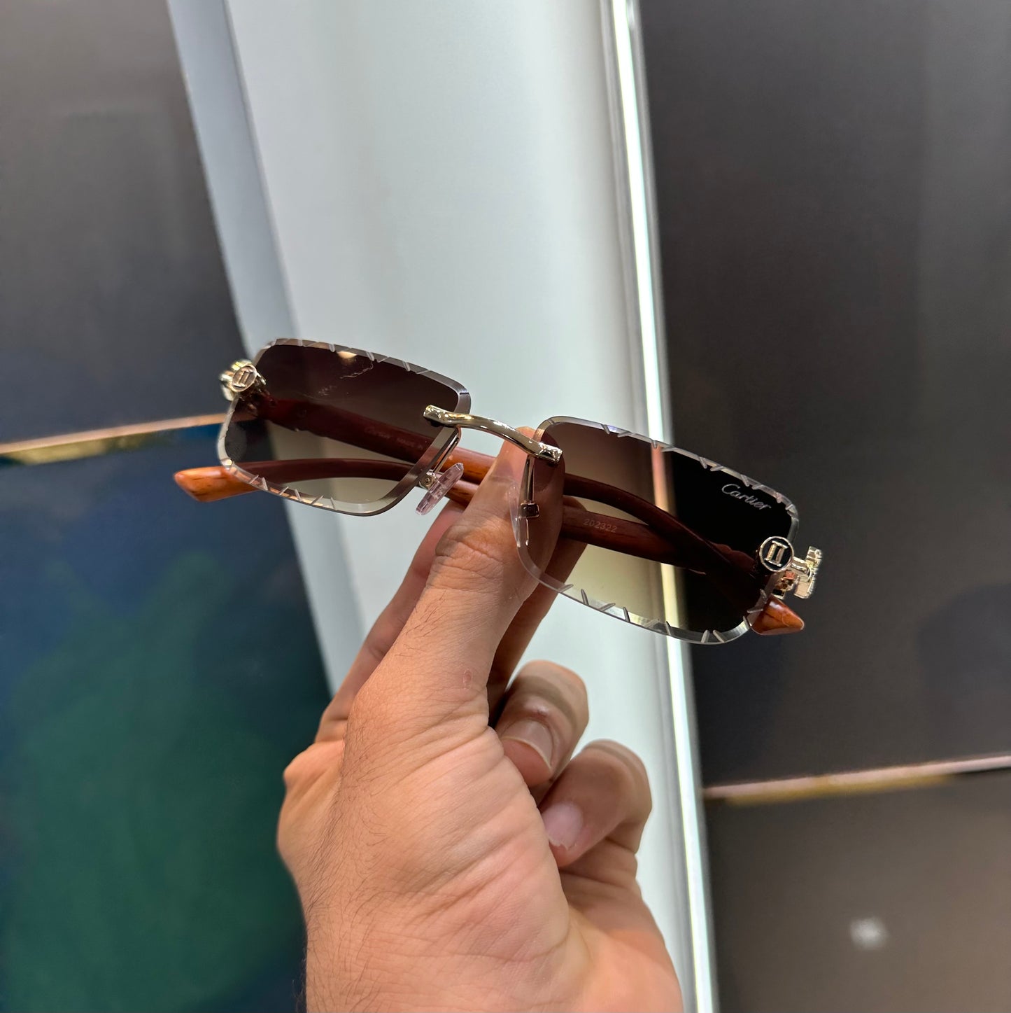 Cartier Brown Karan Aujla Limited Edition Luxury Shade With Original Packing