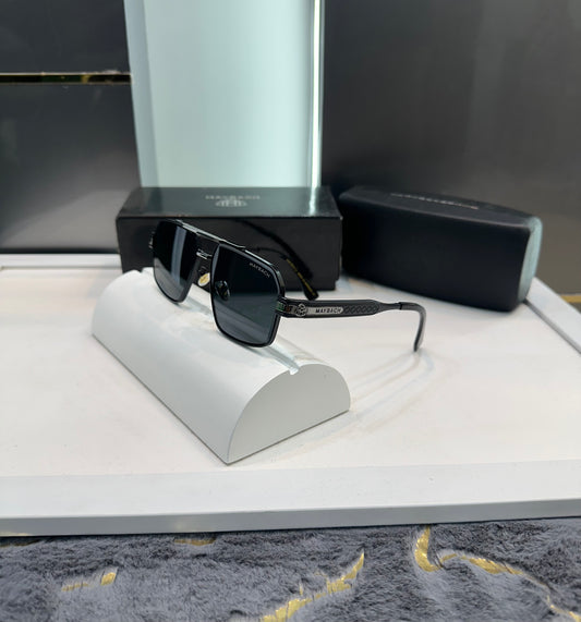 Maybach Black Metal Honey Singh Edition Luxury Shade With Original Packing