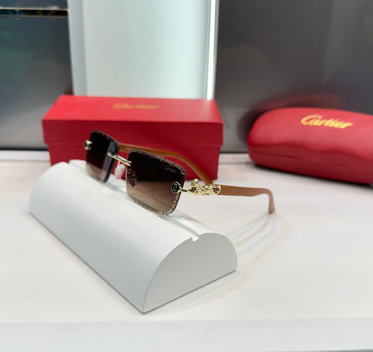 Cartier Brown Karan Aujla Limited Edition Luxury Shade With Original Packing